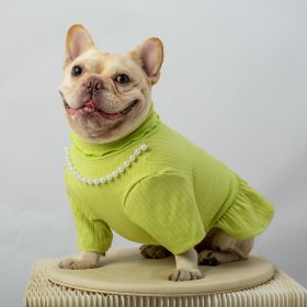 Pet Solid Color Bottoming Shirt High Collar