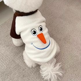 Christmas Funny Transformation Snowman Dog Hoodie
